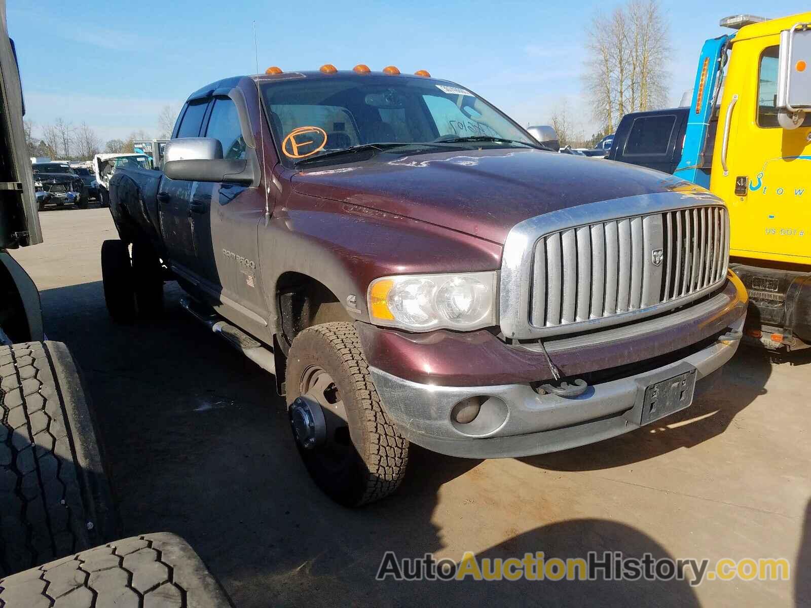 2005 DODGE RAM 3500 S ST, 3D7MS48C85G842997