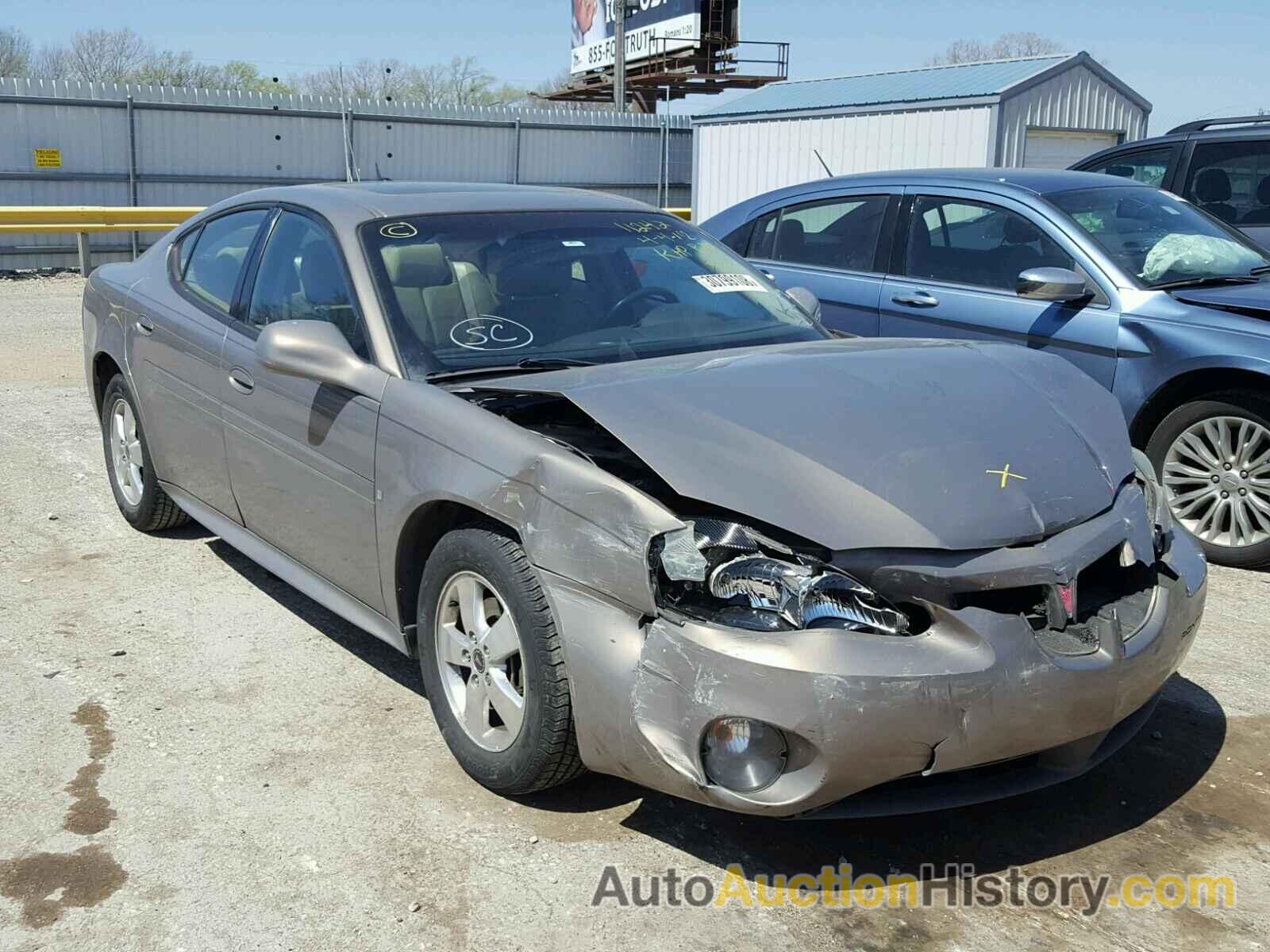 2006 PONTIAC GRAND PRIX , 2G2WP552961164393