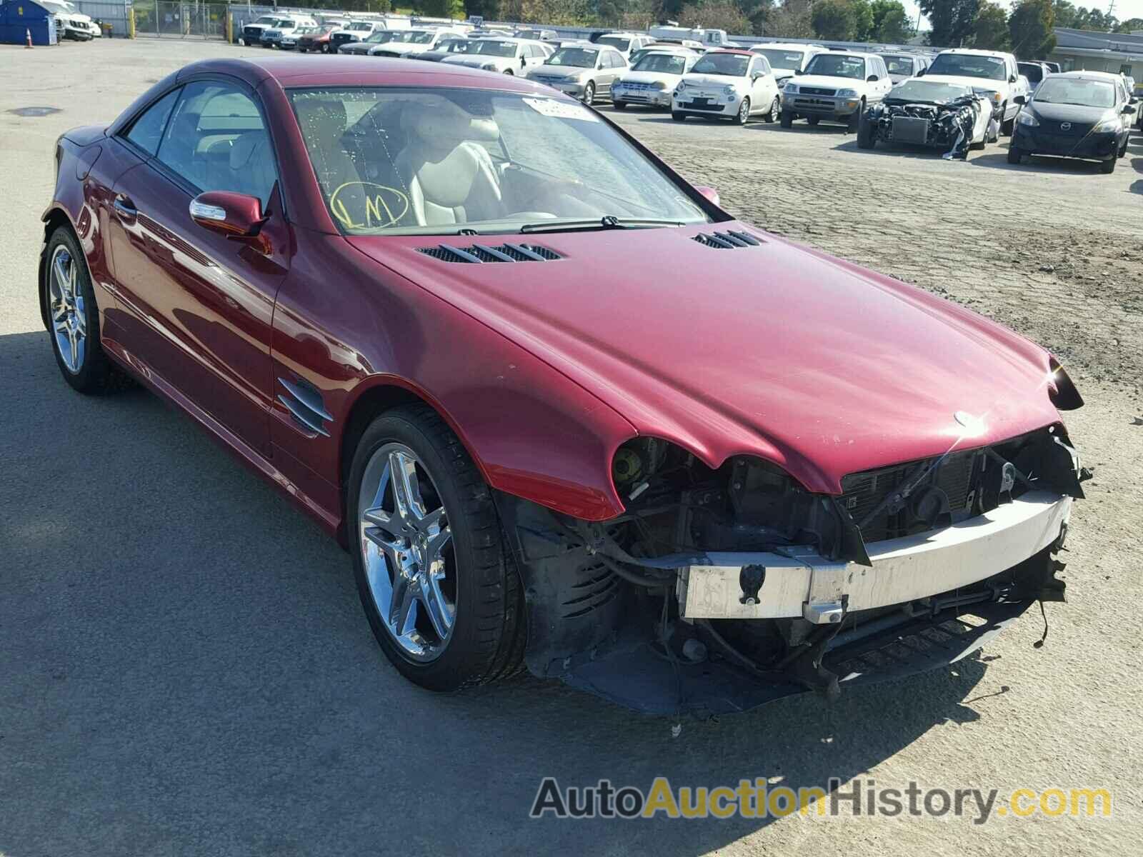 2006 MERCEDES-BENZ SL 500, WDBSK75F96F112874