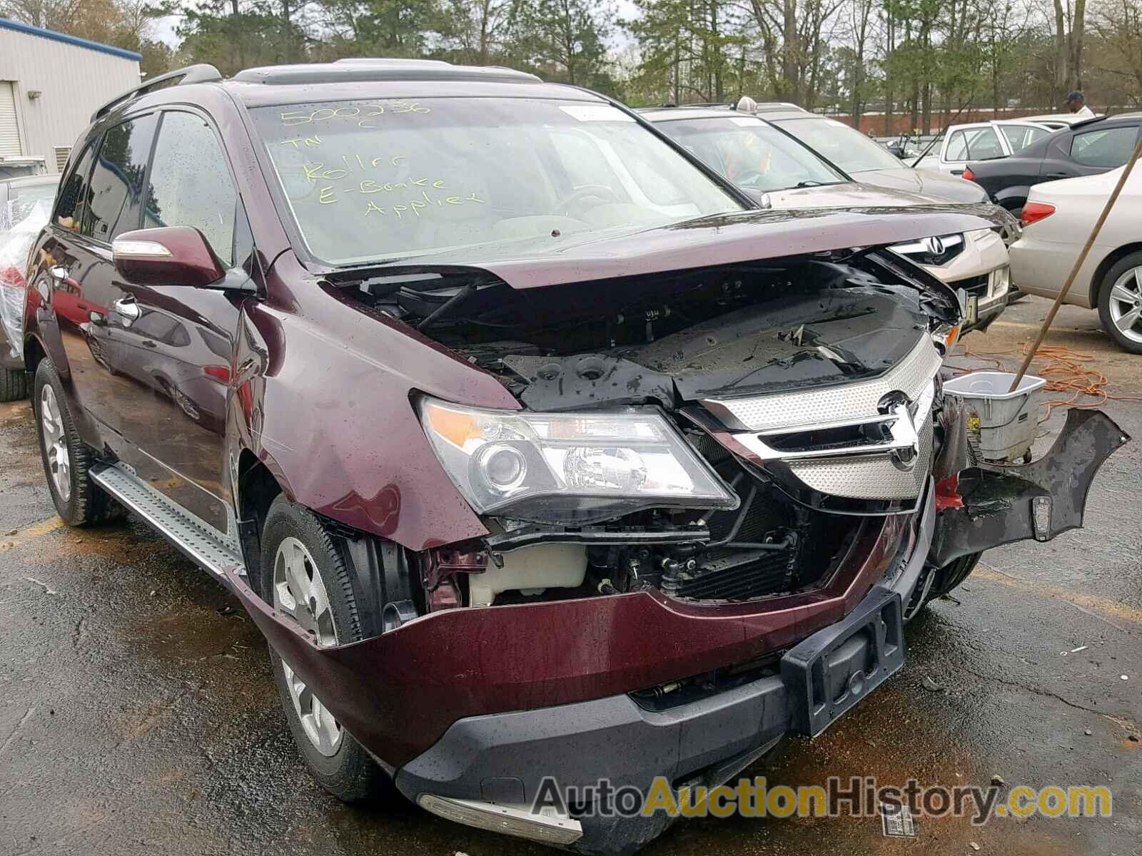 2009 ACURA MDX SPORT, 2HNYD28879H500236