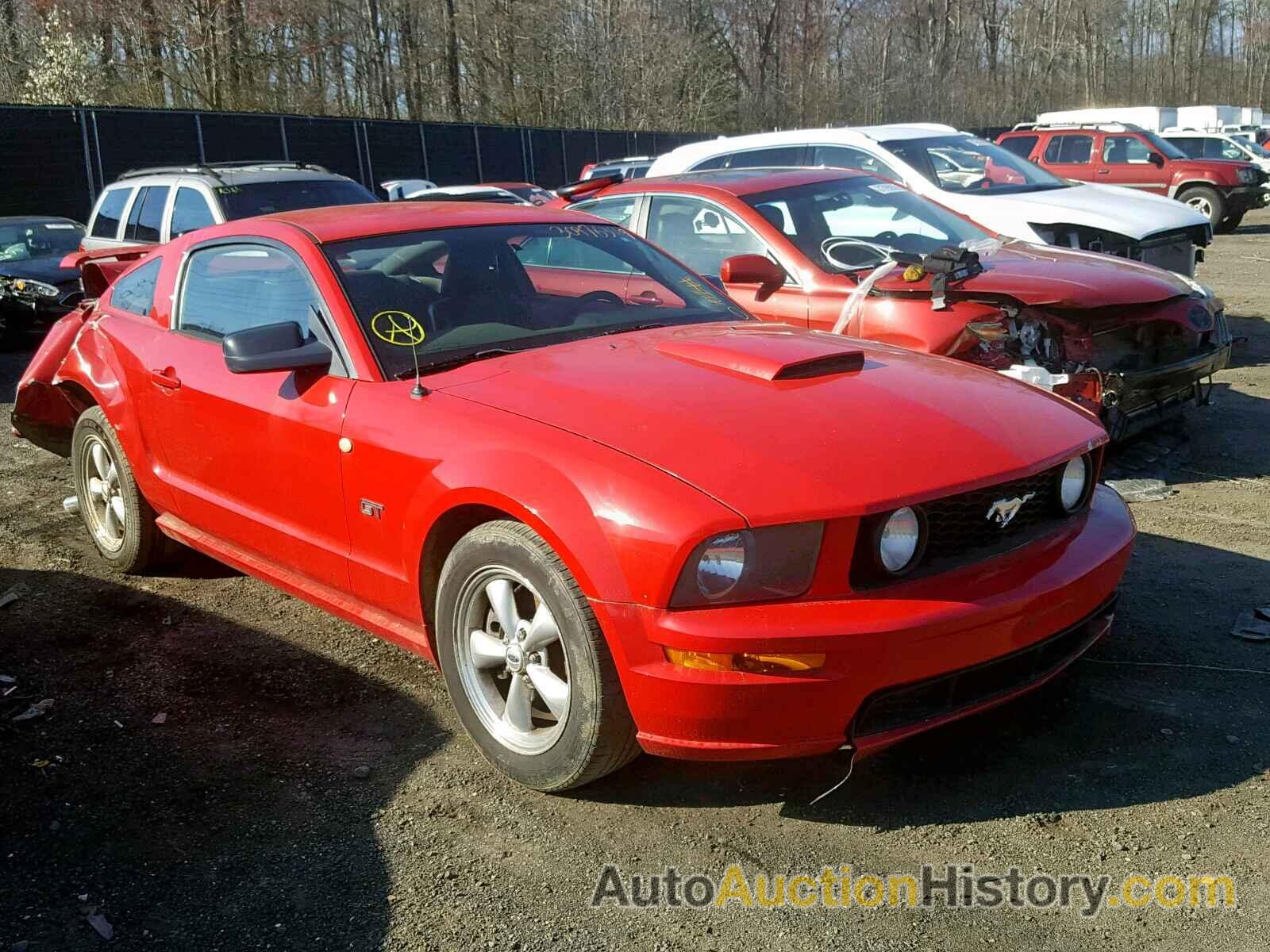 2007 FORD MUSTANG GT, 1ZVFT82H975246218