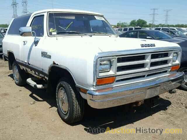 1990 DODGE RAMCHARGER, 3B4GM07Y6LM029208