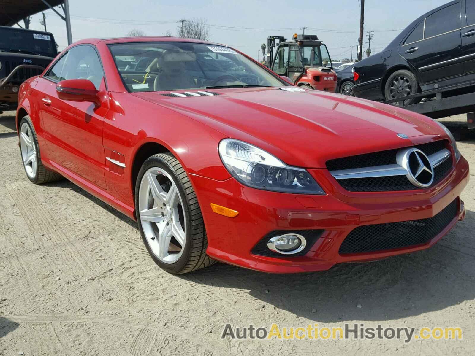 2009 MERCEDES-BENZ SL 550, WDBSK71F19F143885