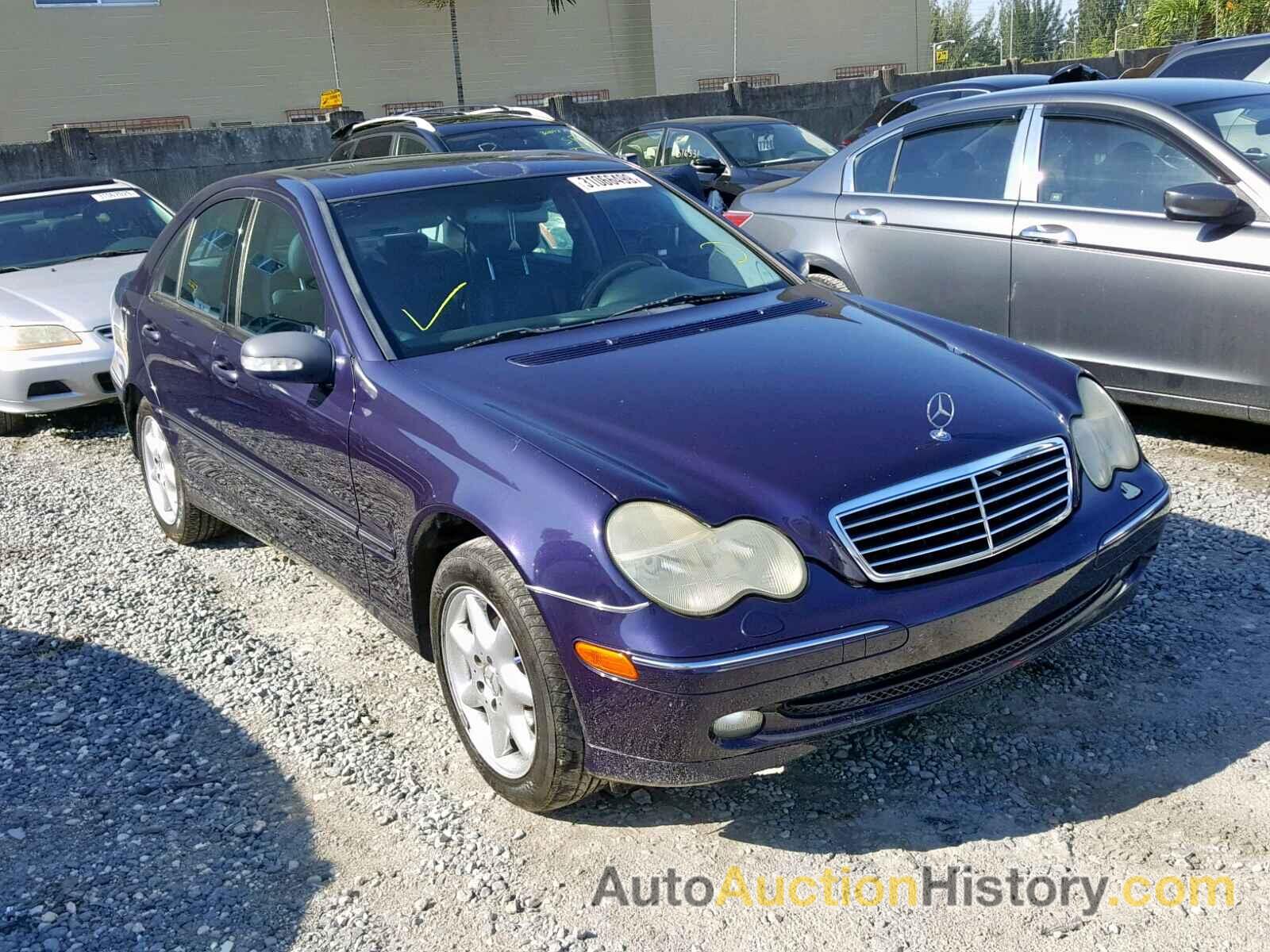 2001 MERCEDES-BENZ C 320, WDBRF64J11F016801