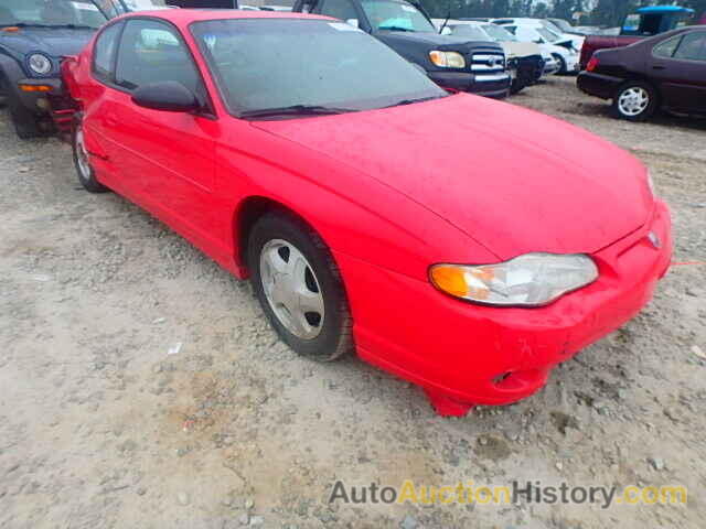 2000 CHEVROLET MONTE CARL, 2G1WX12K8Y9282456