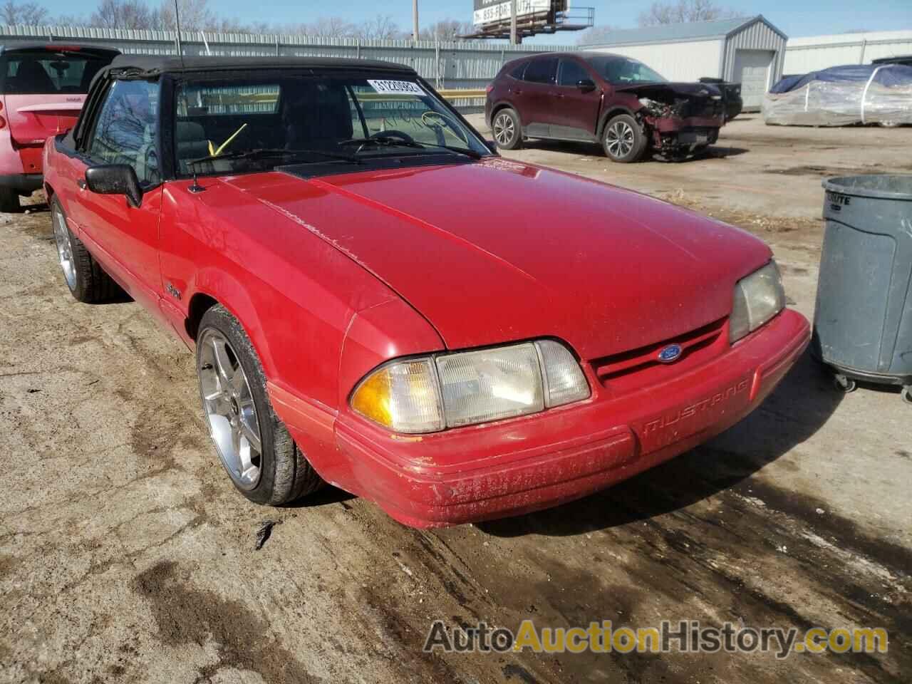 1992 FORD MUSTANG LX, 1FACP44E5NF155630