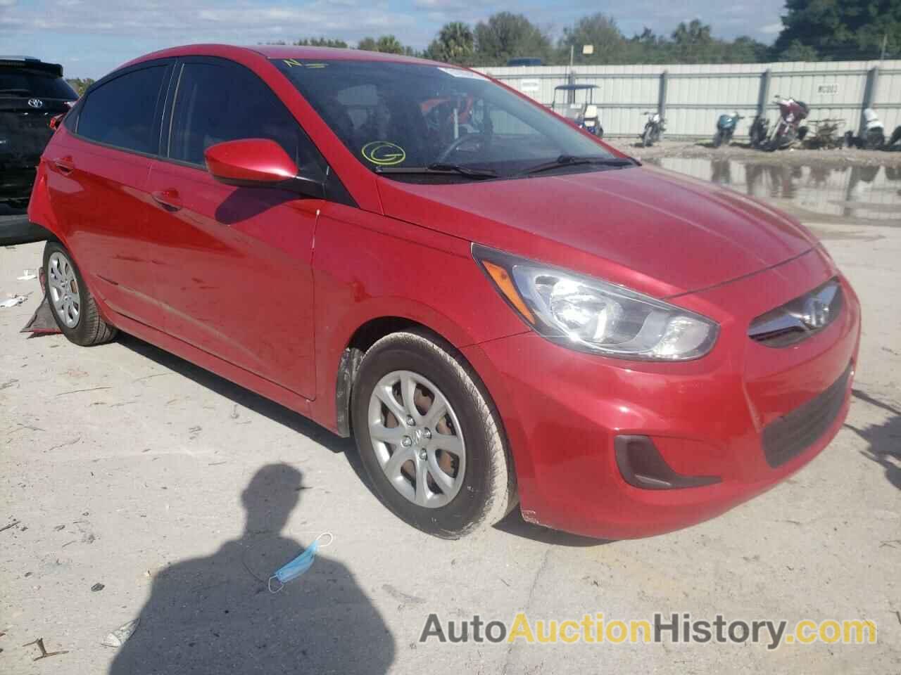 2013 HYUNDAI ACCENT GLS, KMHCT4AE3DU534612