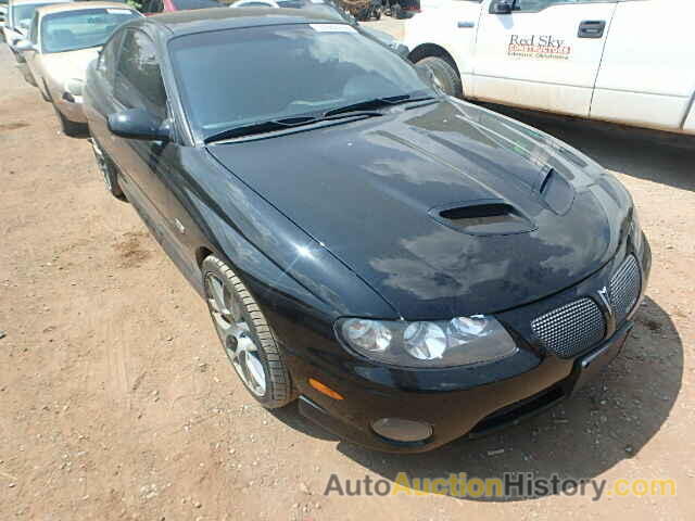 2006 PONTIAC GTO, 6G2VX12U96L822592