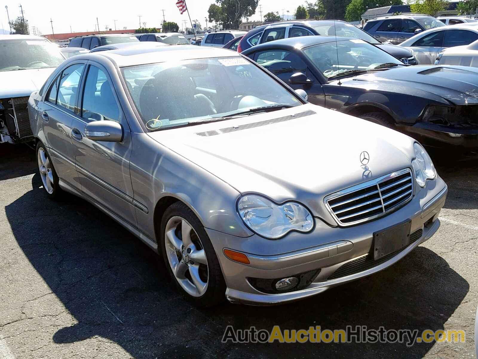 2006 MERCEDES-BENZ C GENERATION 2006 230, WDBRF52H36F774432