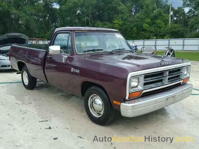 1987 DODGE D-100, 1B7FD04H1HS509366