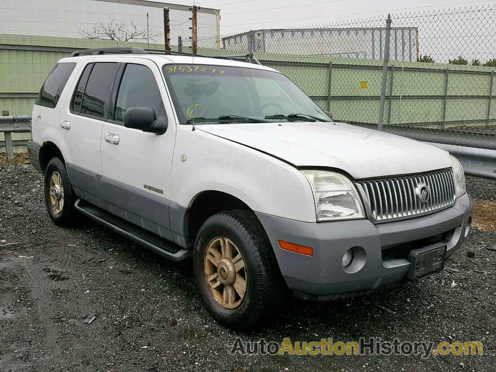 2002 MERCURY MOUNTAINEER, 4M2ZU86K72UJ33542