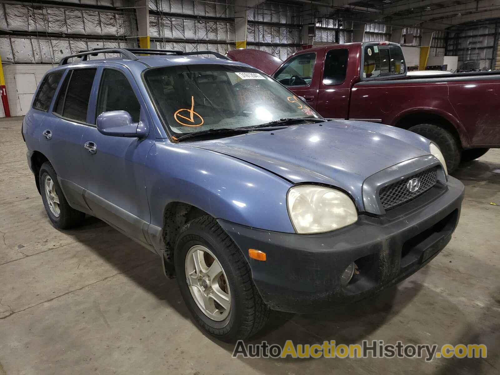 2002 HYUNDAI SANTA FE GLS, KM8SC73D32U168360