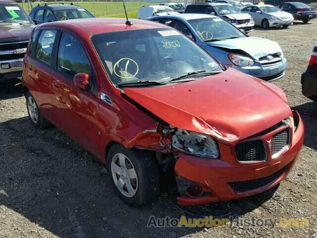 2009 PONTIAC G3, KL2TD66E59B634187