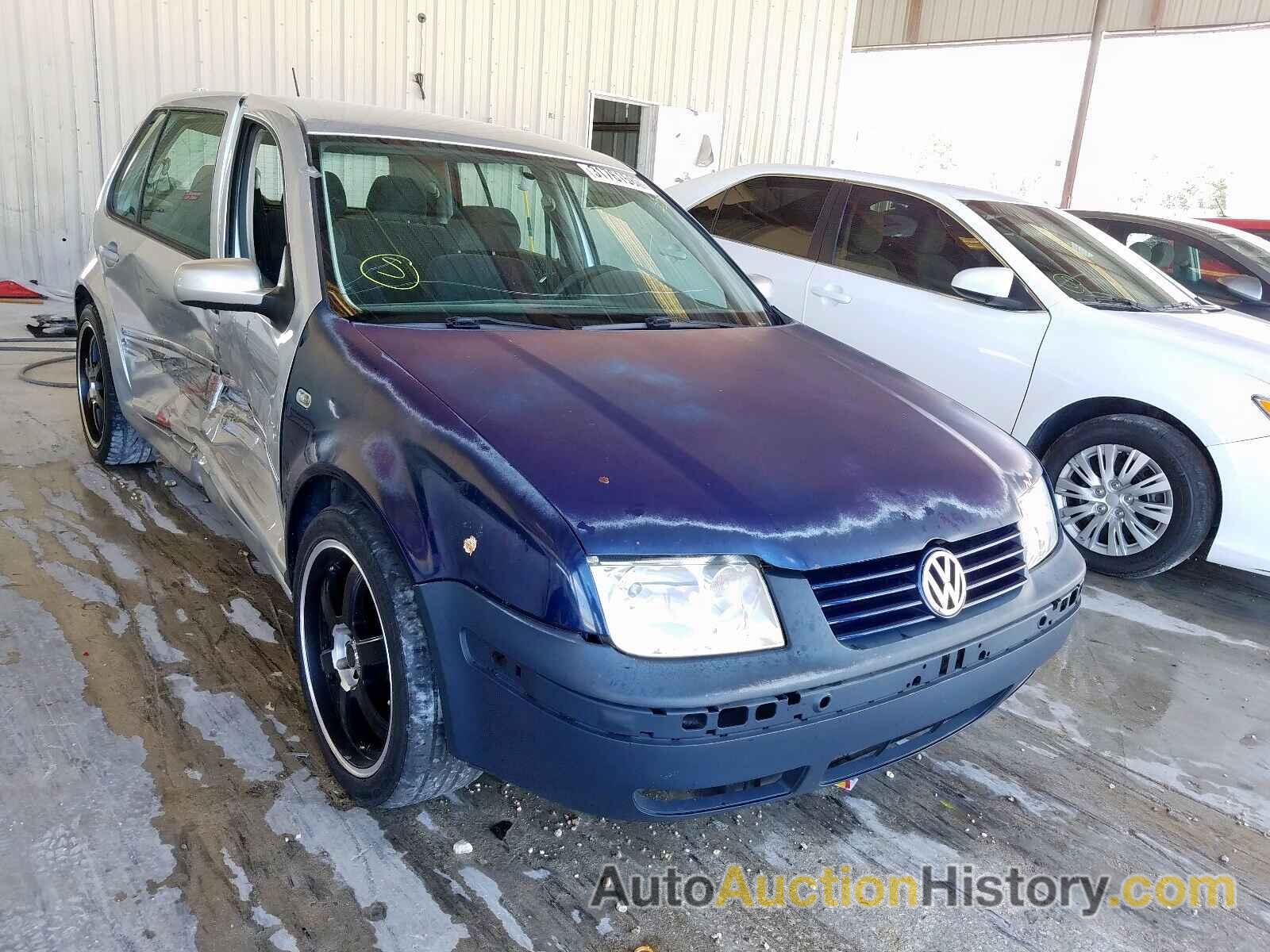 2001 VOLKSWAGEN GOLF GLS, 9BWGS61J214033360