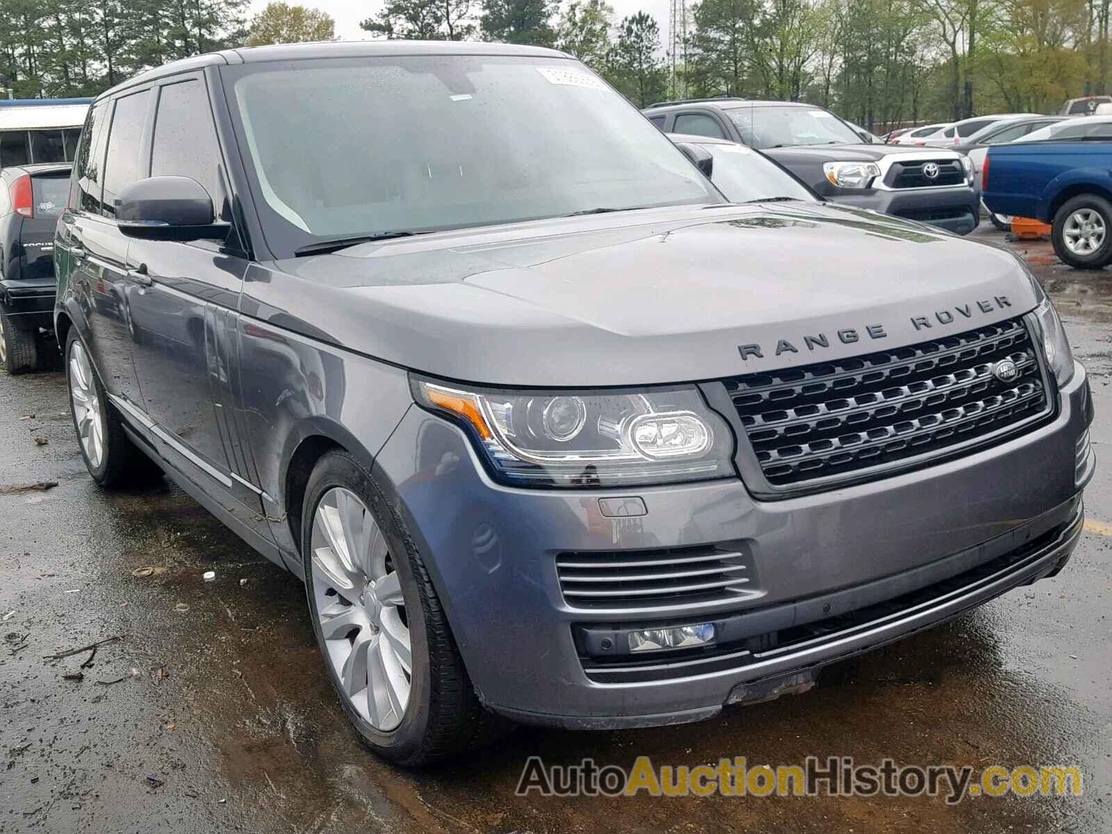 2015 LAND ROVER RANGE ROVER SUPERCHARGED, SALGS2TF4FA221682