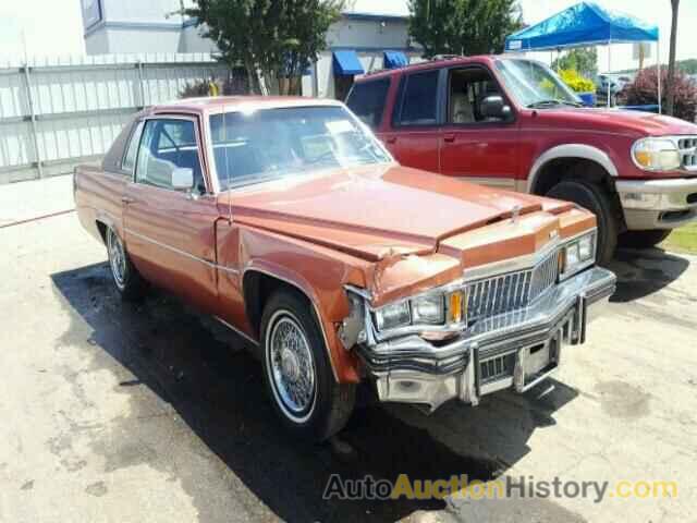 1978 CADILLAC COUPE DEVI, 6D47S8E648674