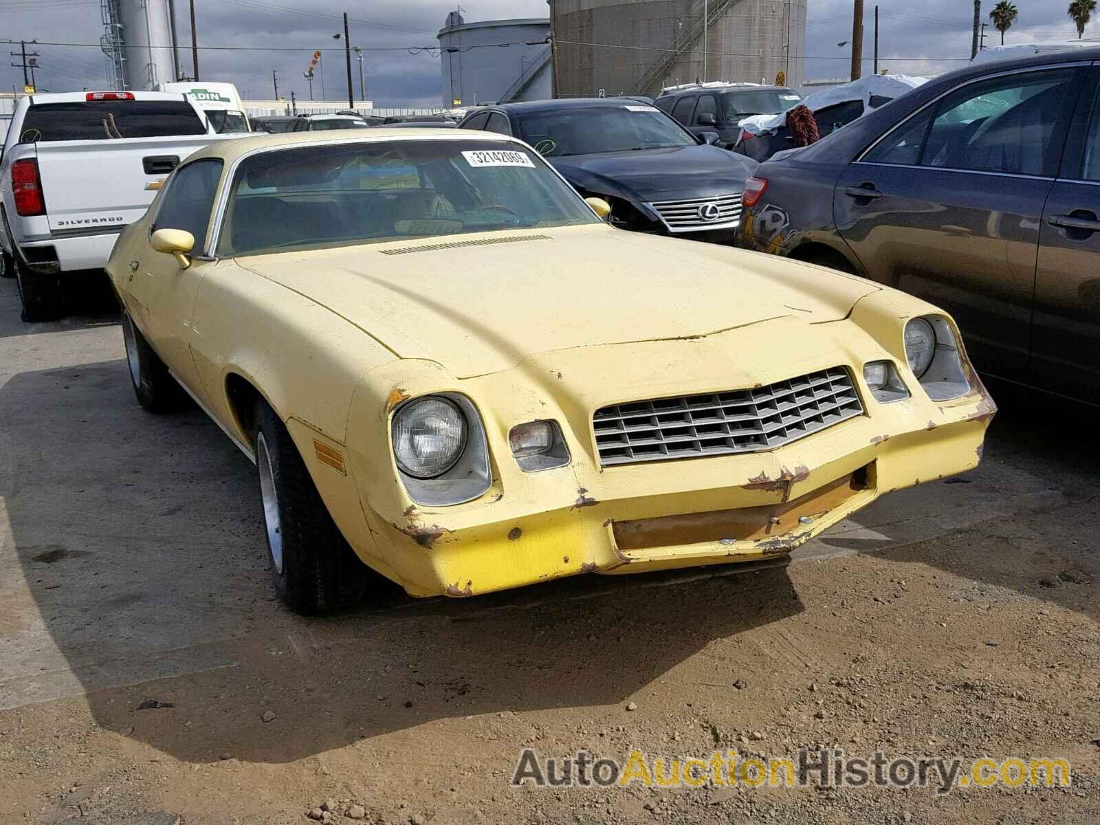 1976 CHEVROLET CAMARO, 1Q87U8L507448