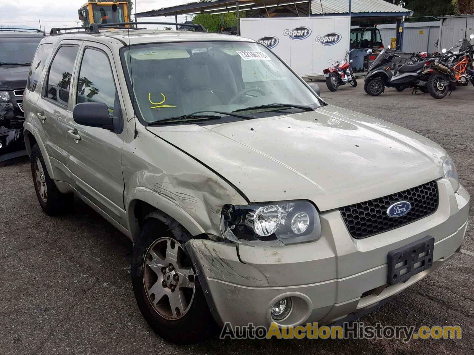 2005 FORD ESCAPE LIMITED, 1FMYU04175KE09002