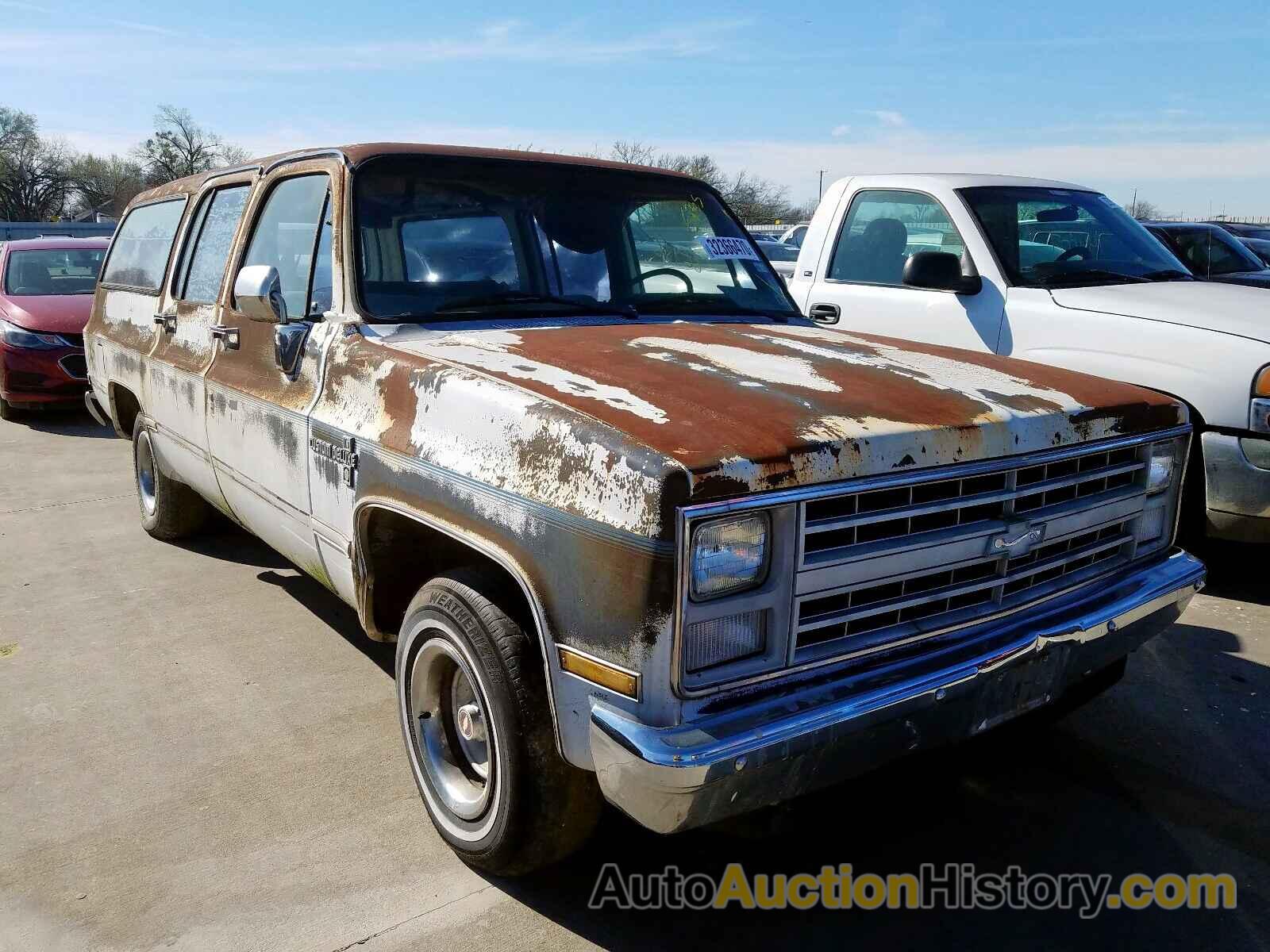 1987 CHEVROLET SUBURBAN R R1, 1GNER16K1HF190918