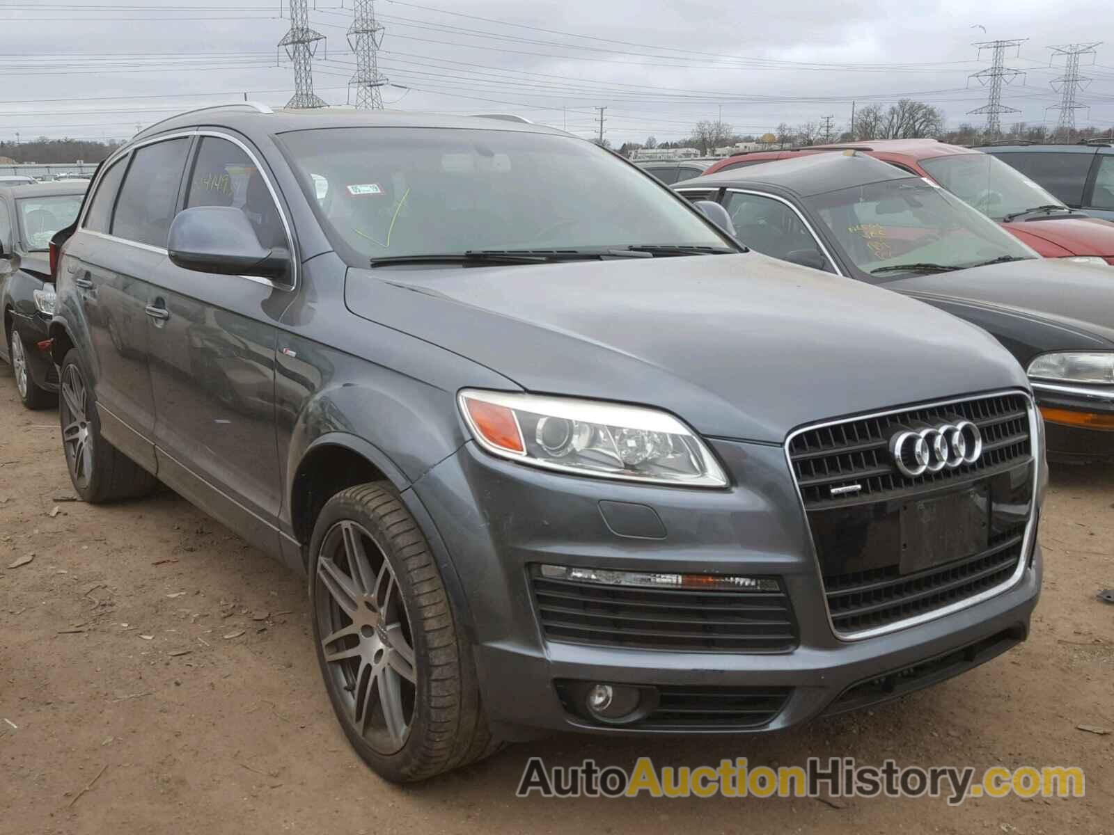 2007 AUDI Q7 3.6 QUATTRO PREMIUM S-LINE, WA1EY74L17D092597