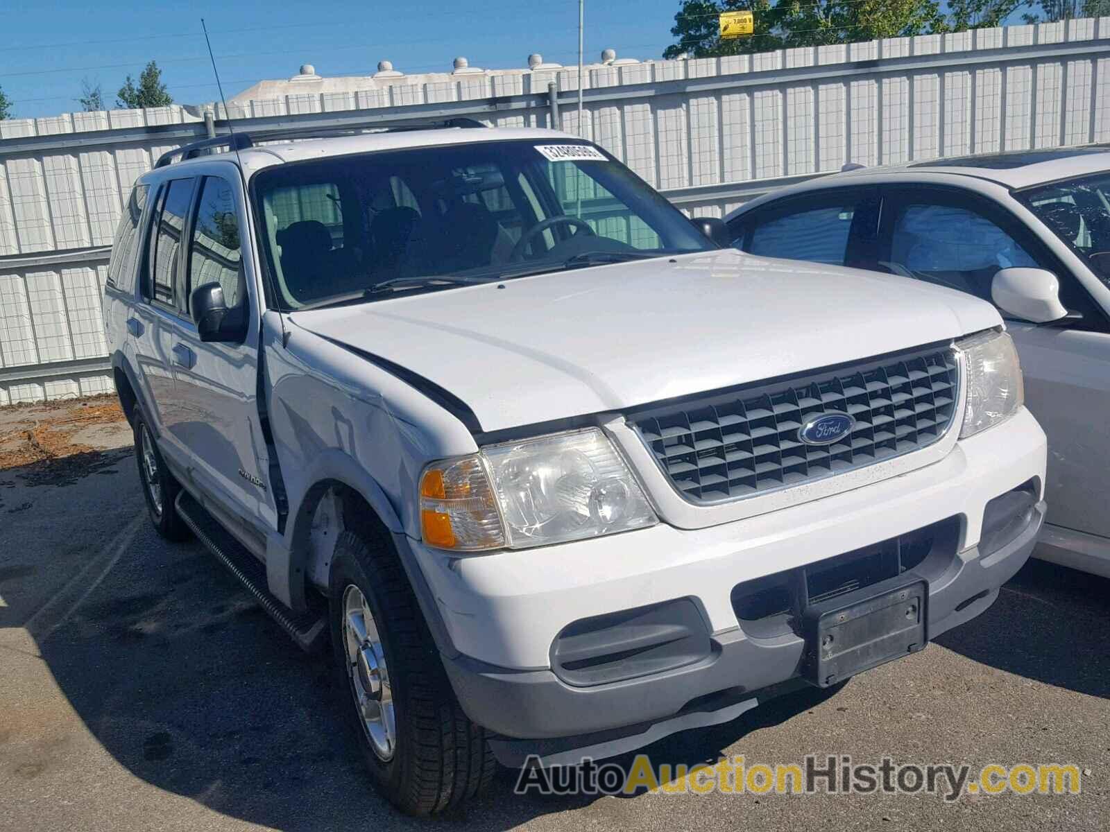 2002 FORD EXPLORER XLT, 1FMZU73E22ZA36858