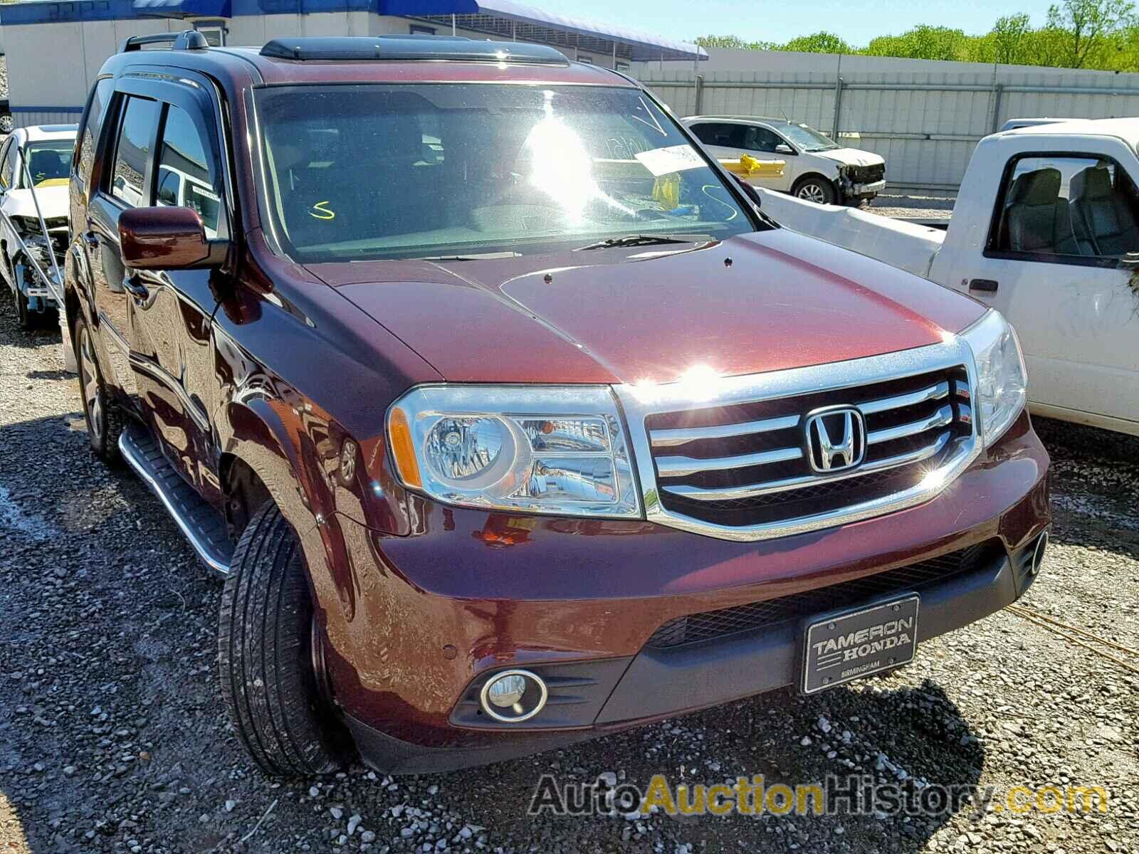 2013 HONDA PILOT TOURING, 5FNYF4H95DB064778