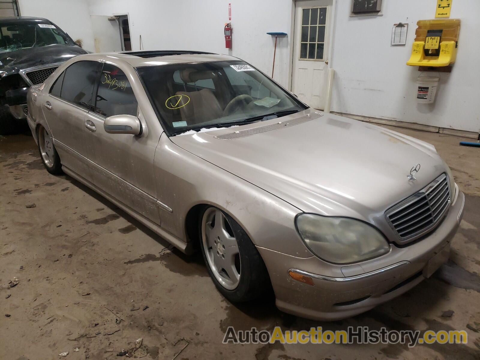 2000 MERCEDES-BENZ S CLASS 430, WDBNG70J0YA129220