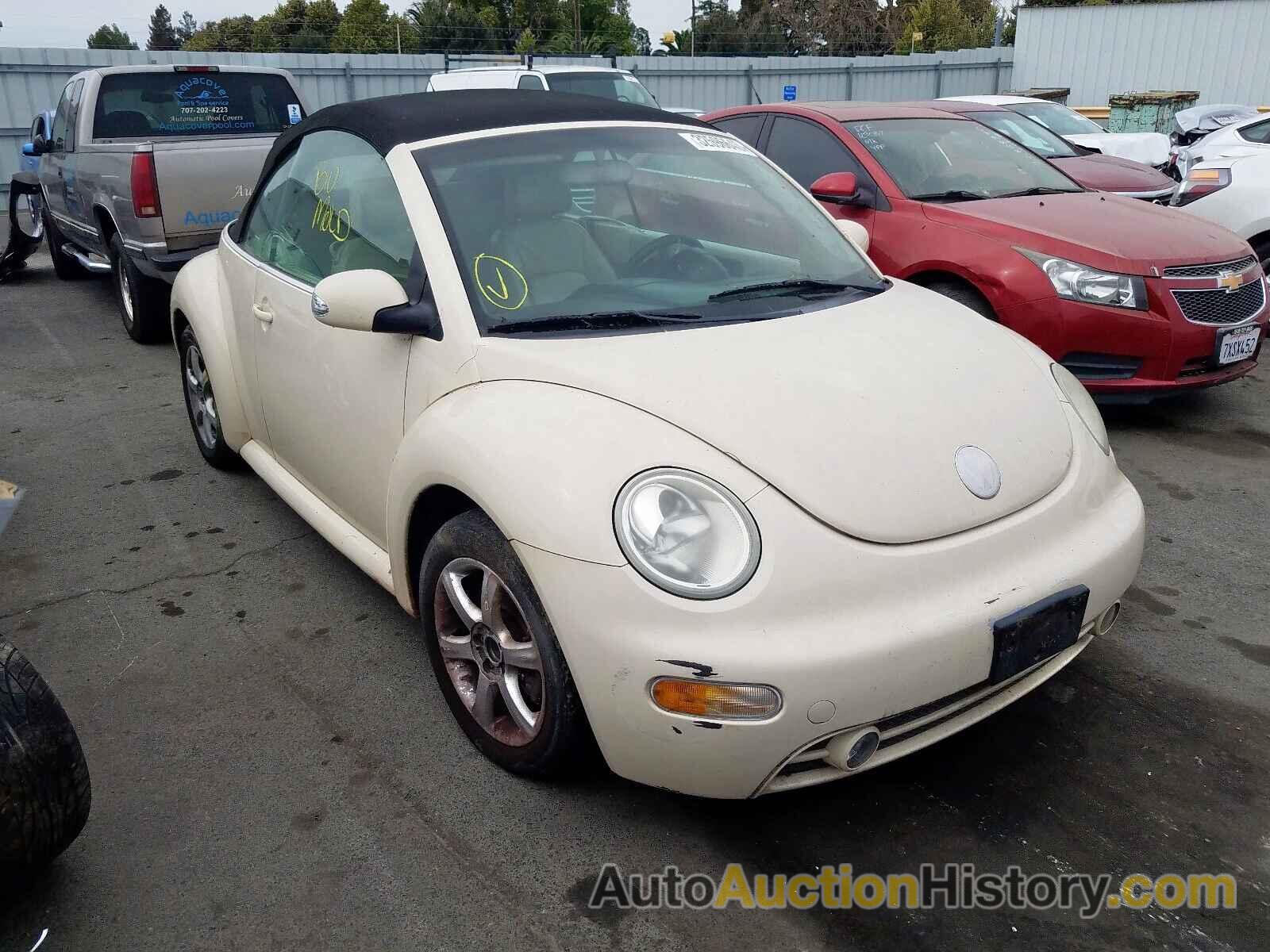 2004 VOLKSWAGEN BEETLE GLS, 3VWCD21YX4M302039