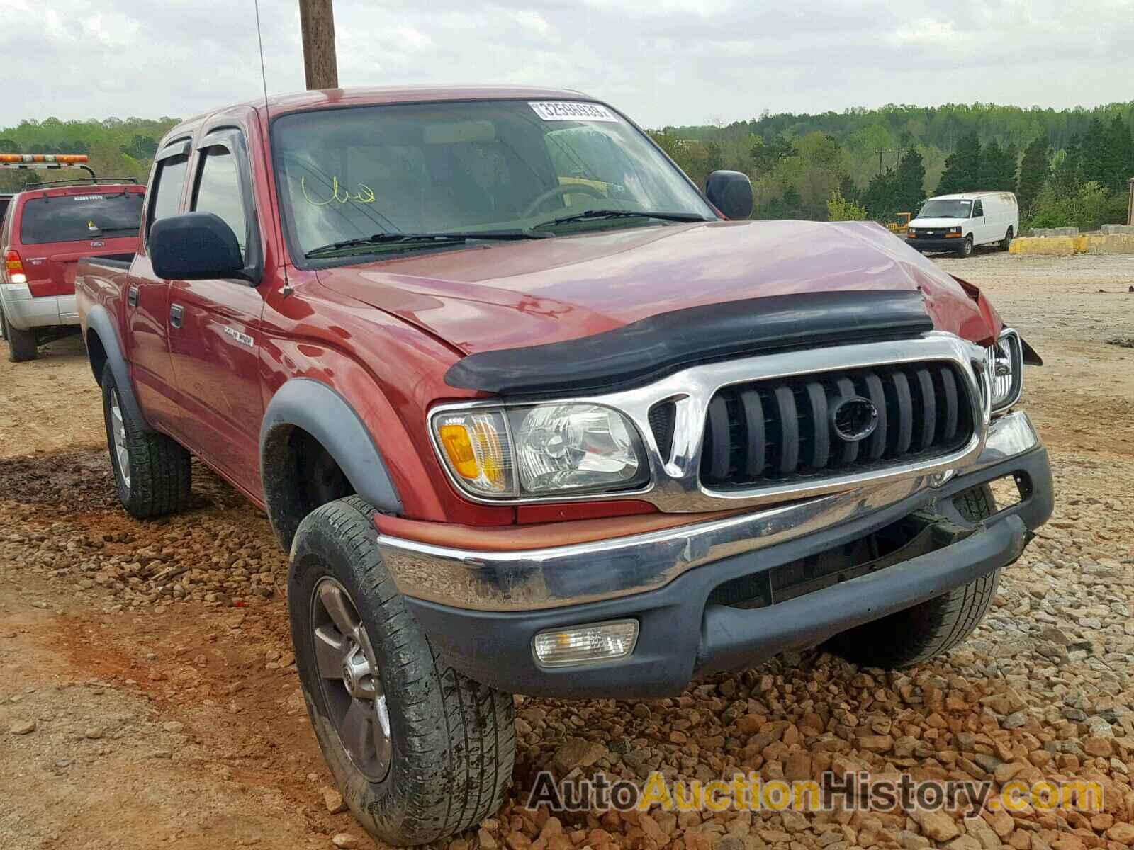 2004 TOYOTA TACOMA DOUBLE CAB PRERUNNER, 5TEGN92N34Z458991