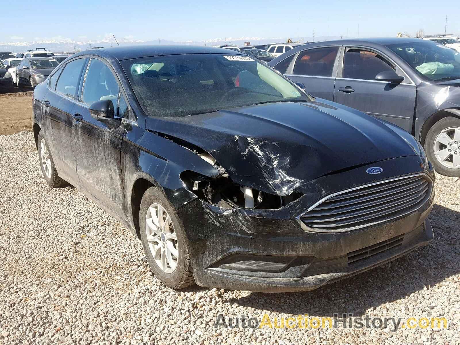 2018 FORD FUSION S, 3FA6P0G78JR129555