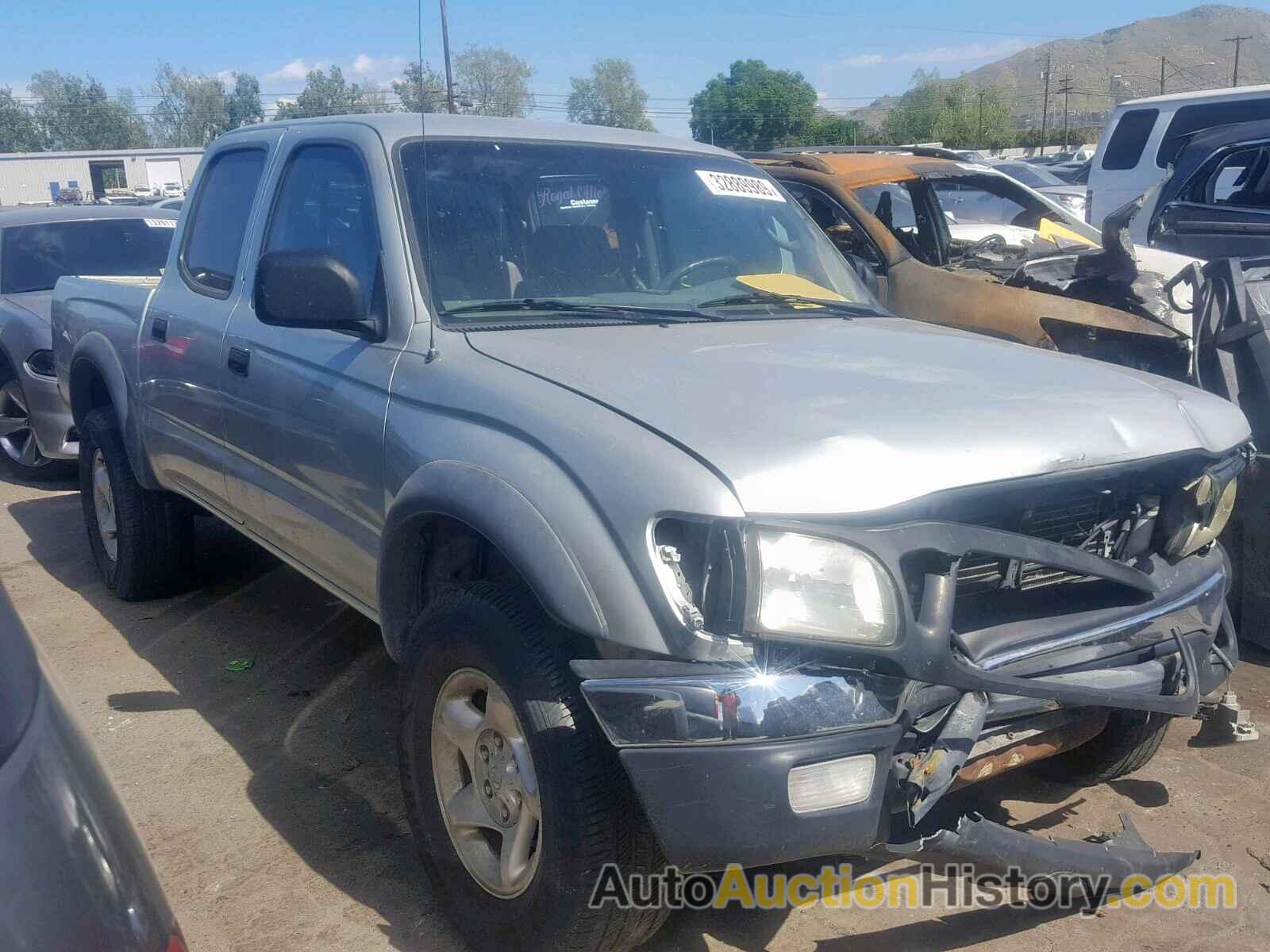 2004 TOYOTA TACOMA DOUBLE CAB PRERUNNER, 5TEGN92N04Z464697