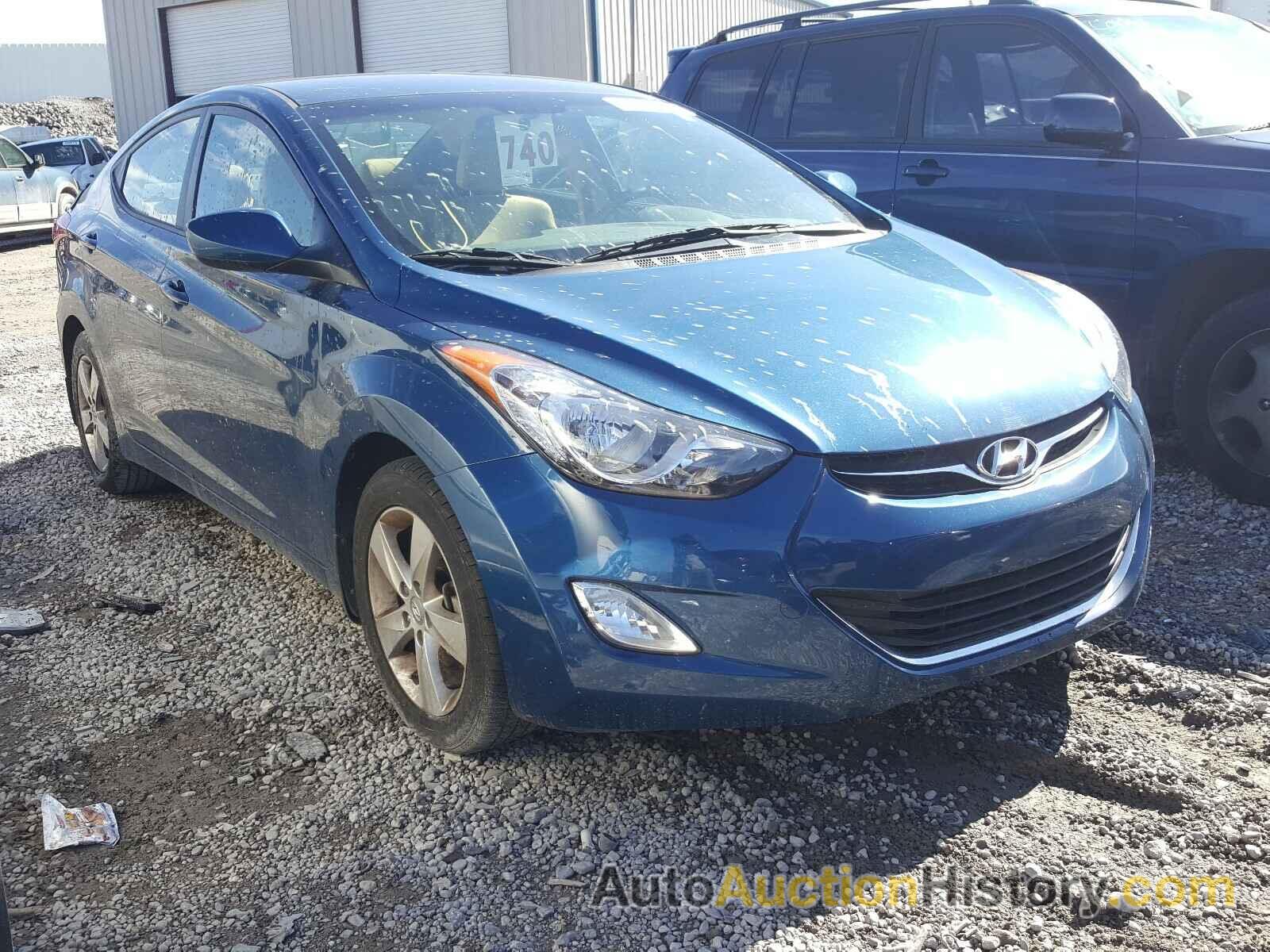 2013 HYUNDAI ELANTRA GLS, KMHDH4AE5DU989242