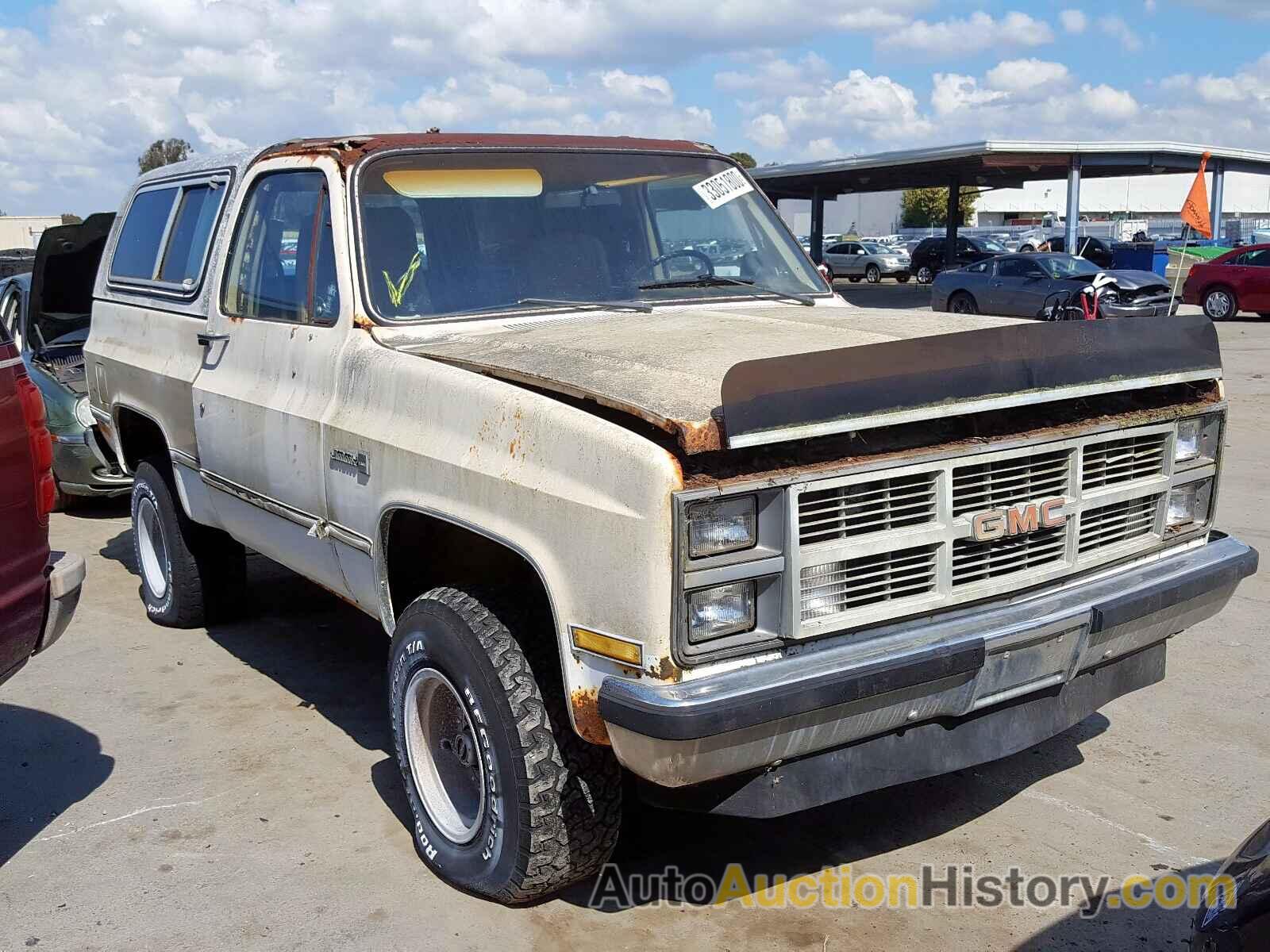 1984 GMC JIMMY K1500, 1G5EK18L5EF519884