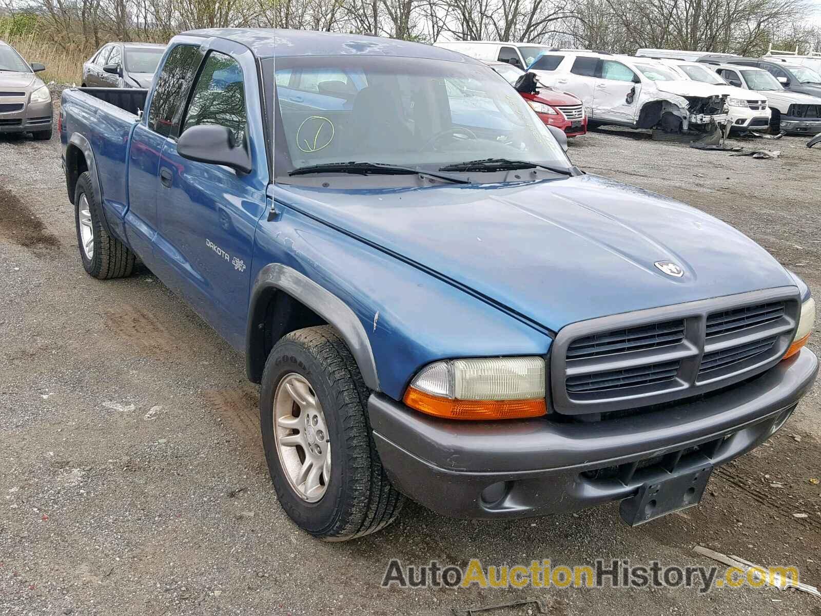 2002 DODGE DAKOTA BASE, 1B7GL12X02S542597