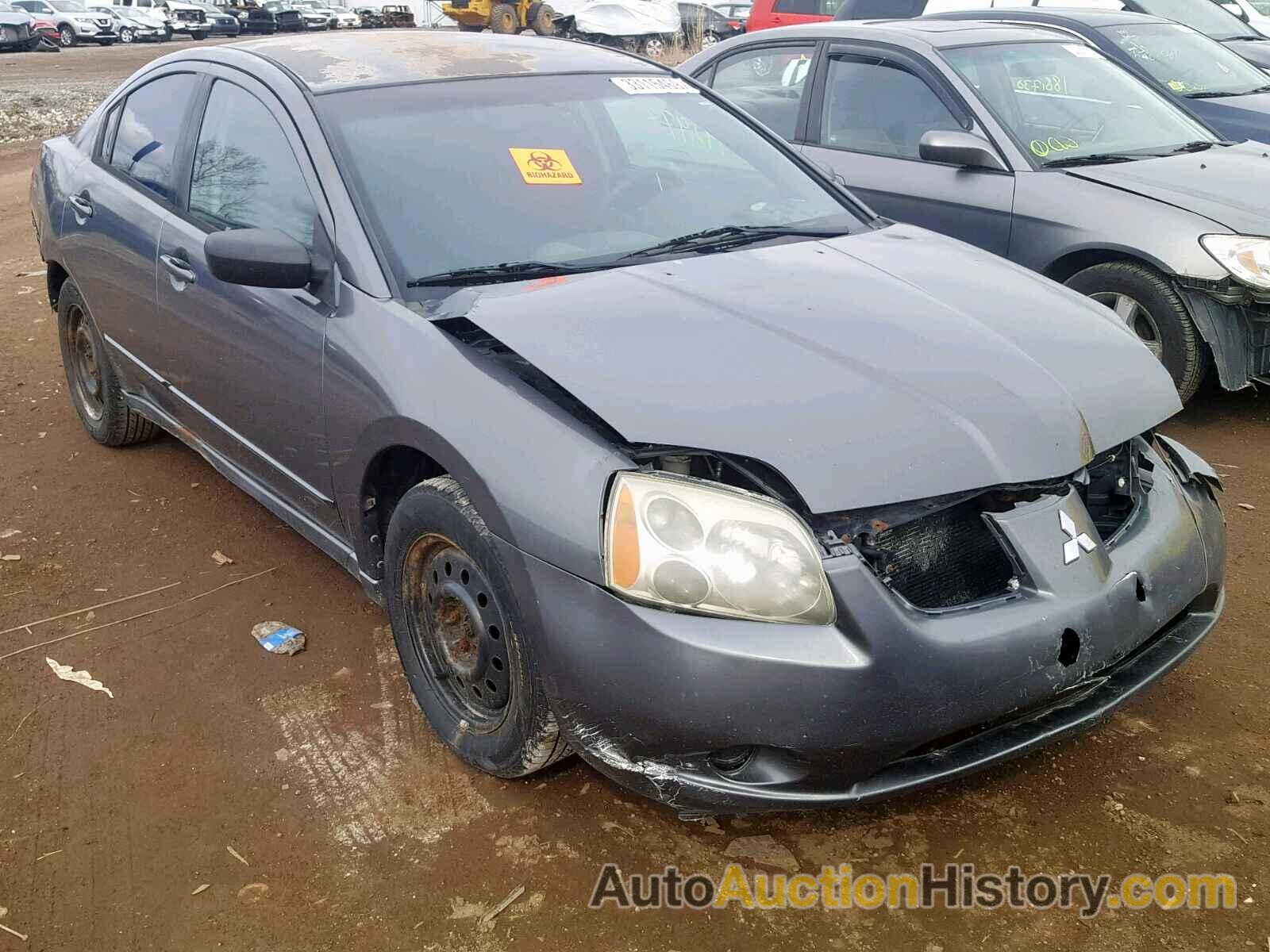 2004 MITSUBISHI GALANT ES MEDIUM, 4A3AB36F14E144755