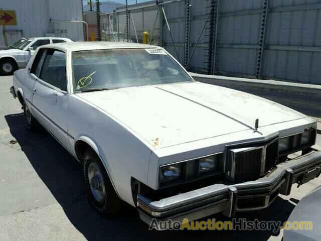 1981 PONTIAC GRAN PRIX, 2J37AAP589404