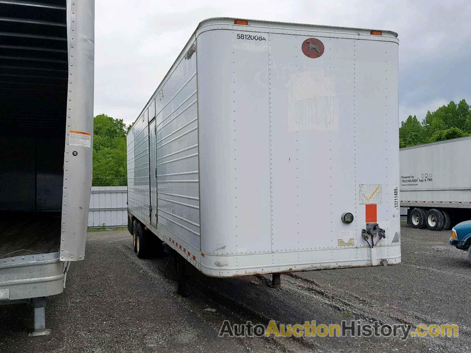 1991 GREAT DANE TRAILER 53 TRAILER, 1GRAA8020MB019701