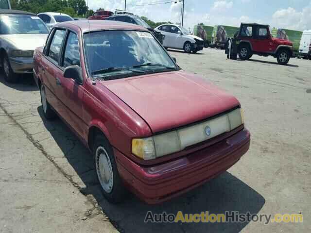 1992 MERCURY TOPAZ GS, 2MEPM36XXNB605978