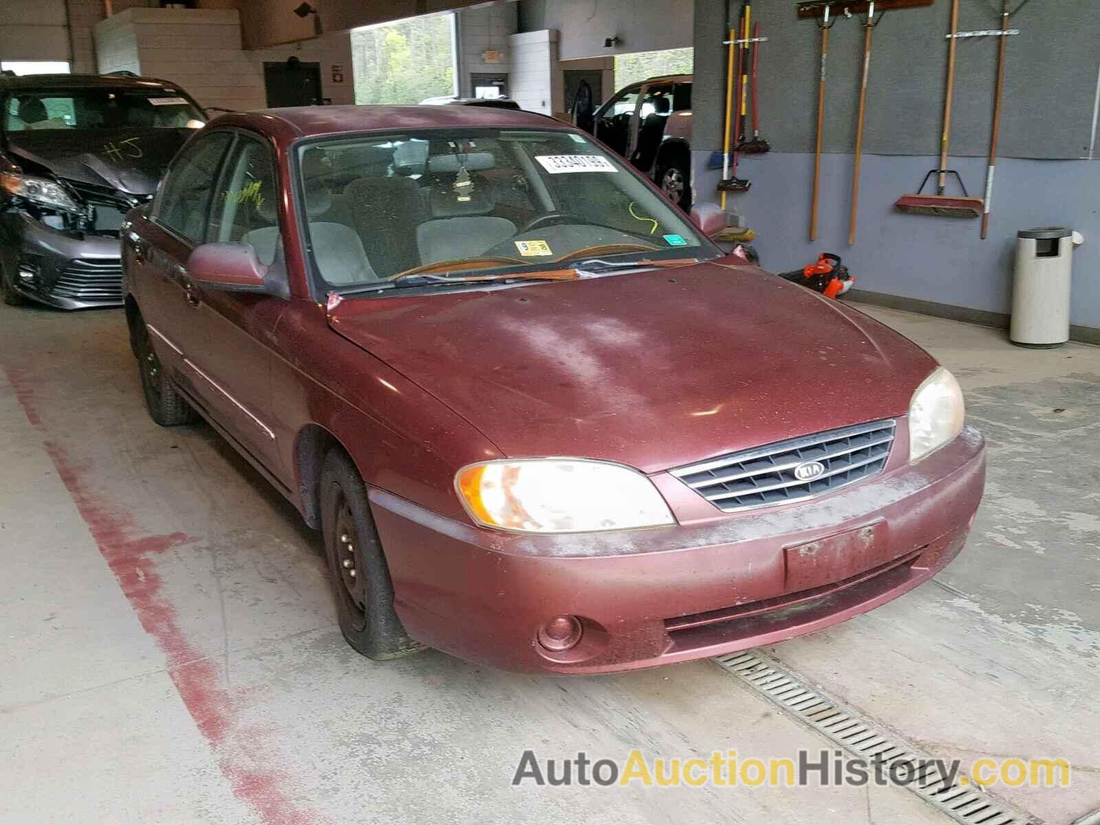 2002 KIA SPECTRA BASE, KNAFB121425189884