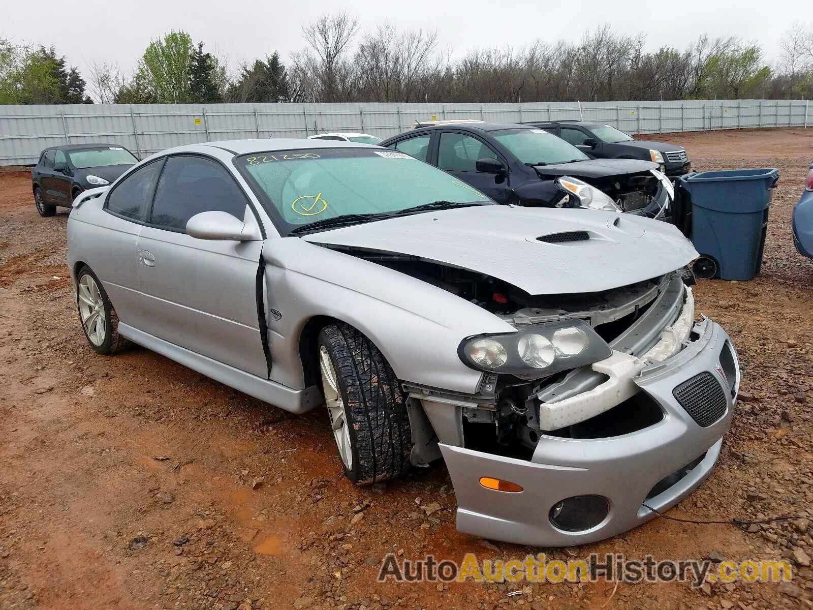 2006 PONTIAC GTO, 6G2VX12U96L821250