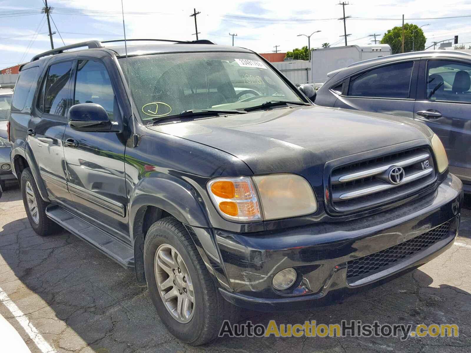 2004 TOYOTA SEQUOIA LIMITED, 5TDZT38A74S229730