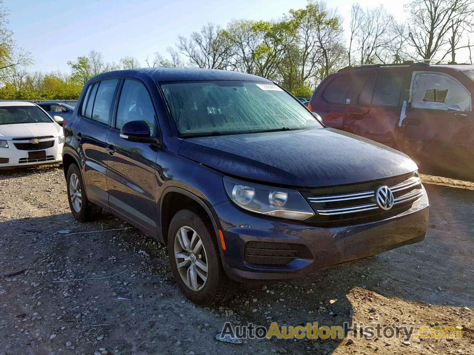 2012 VOLKSWAGEN TIGUAN S, WVGAV7AX2CW523740