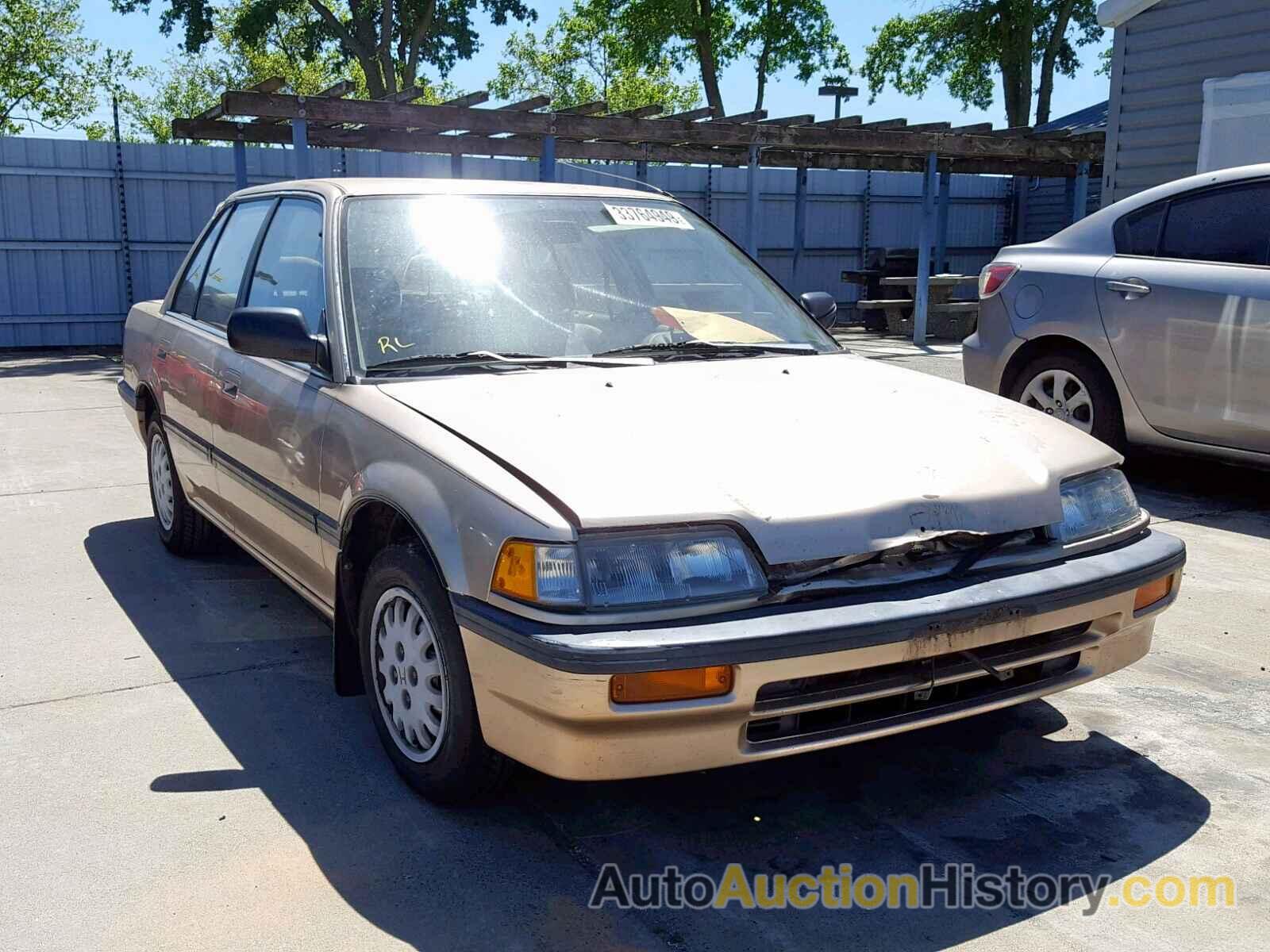 1989 HONDA CIVIC LX, 1HGED365XKA090092