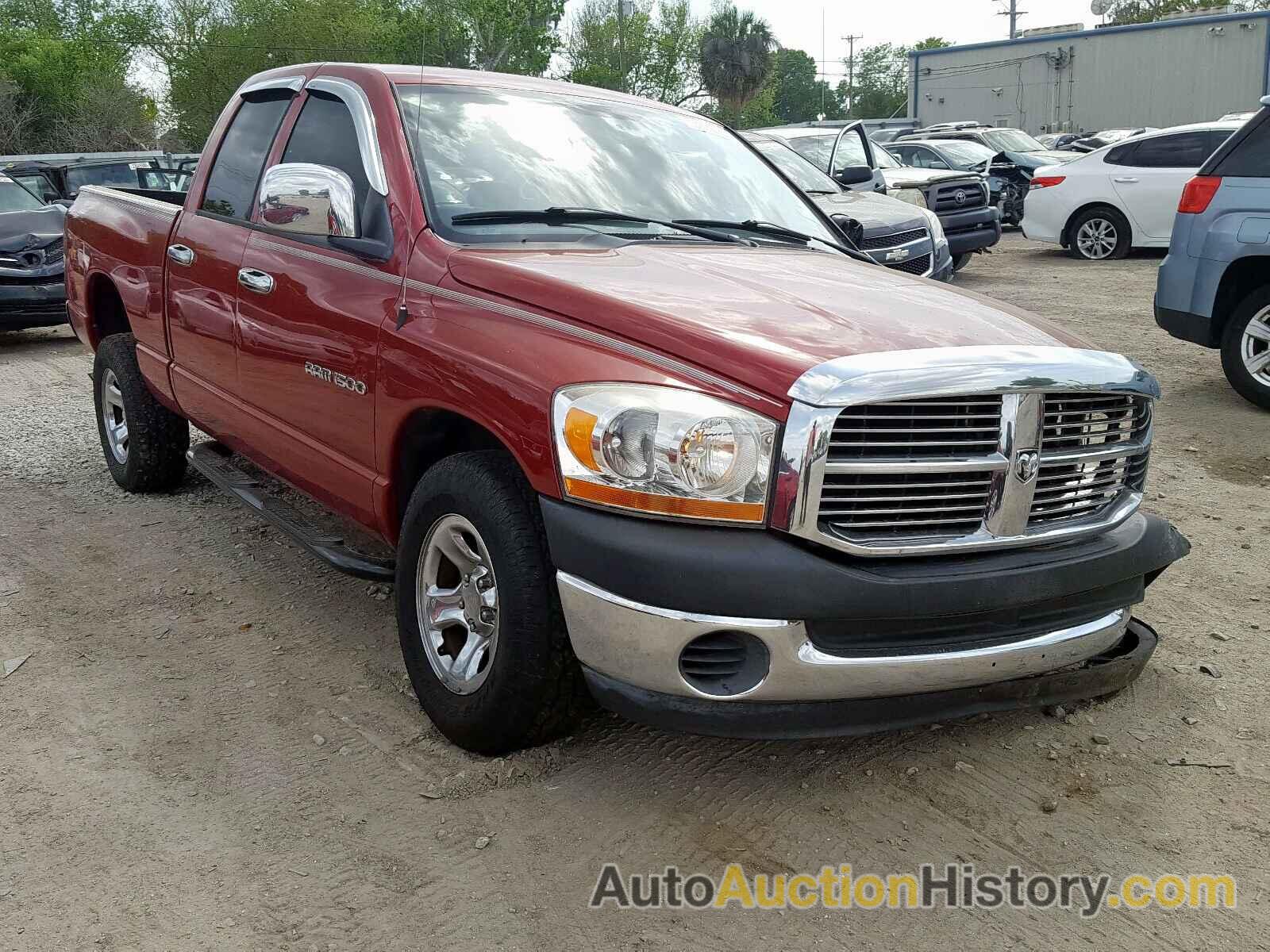 2006 DODGE RAM 1500 S ST, 1D7HA18K76J159120