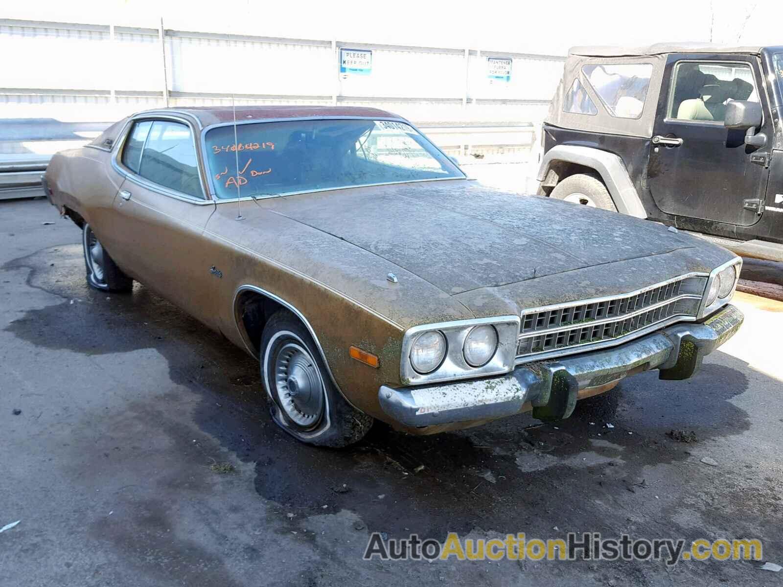 1974 PLYMOUTH SATELLITE, RP23G4R110611