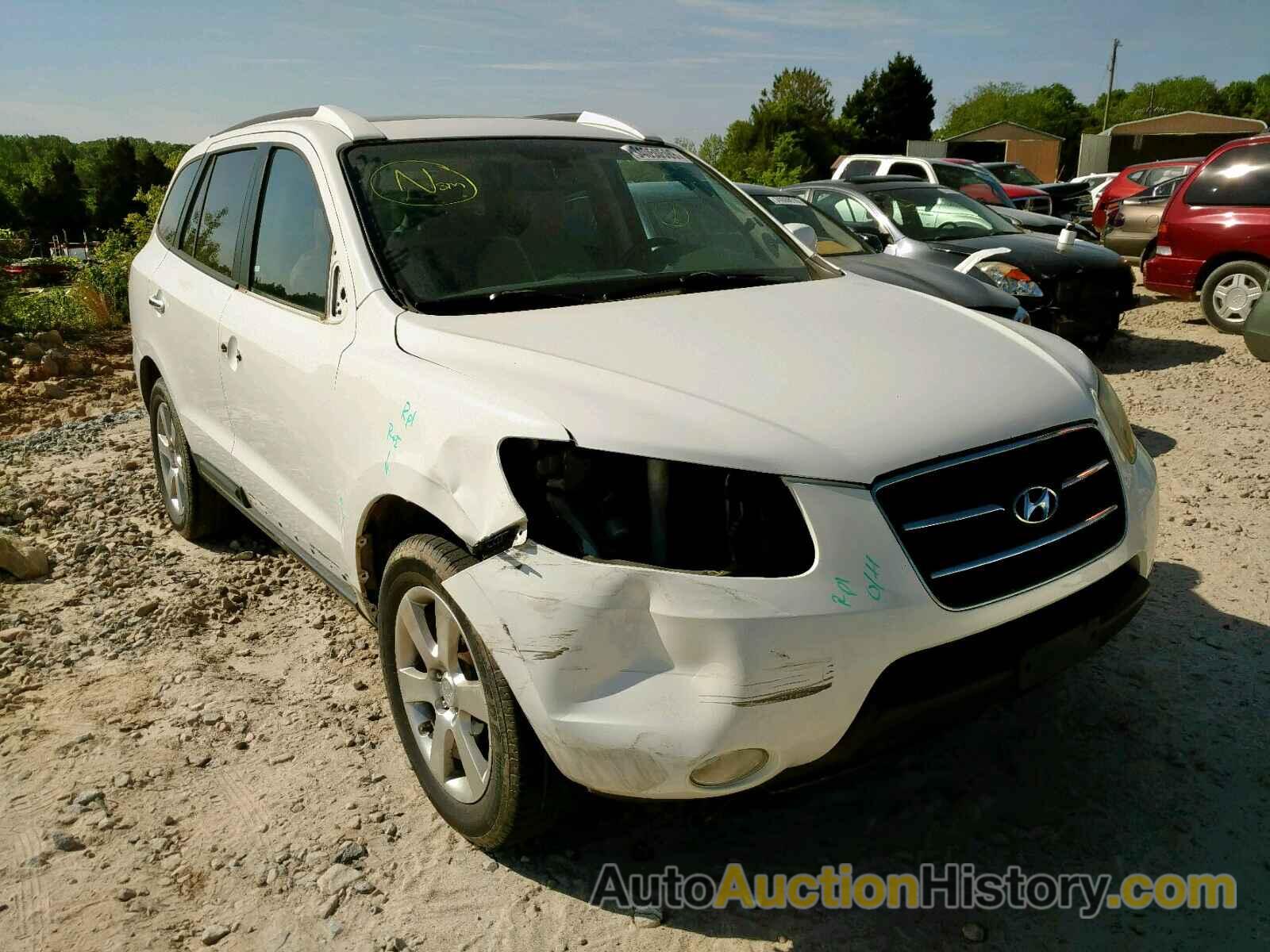 2008 HYUNDAI SANTA FE SE, 5NMSH13E58H152558