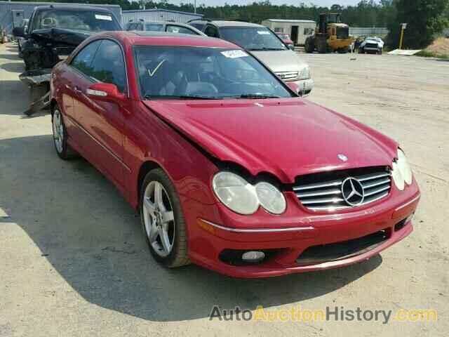 2005 MERCEDES-BENZ CLK500, WDBTJ75JX5F115745