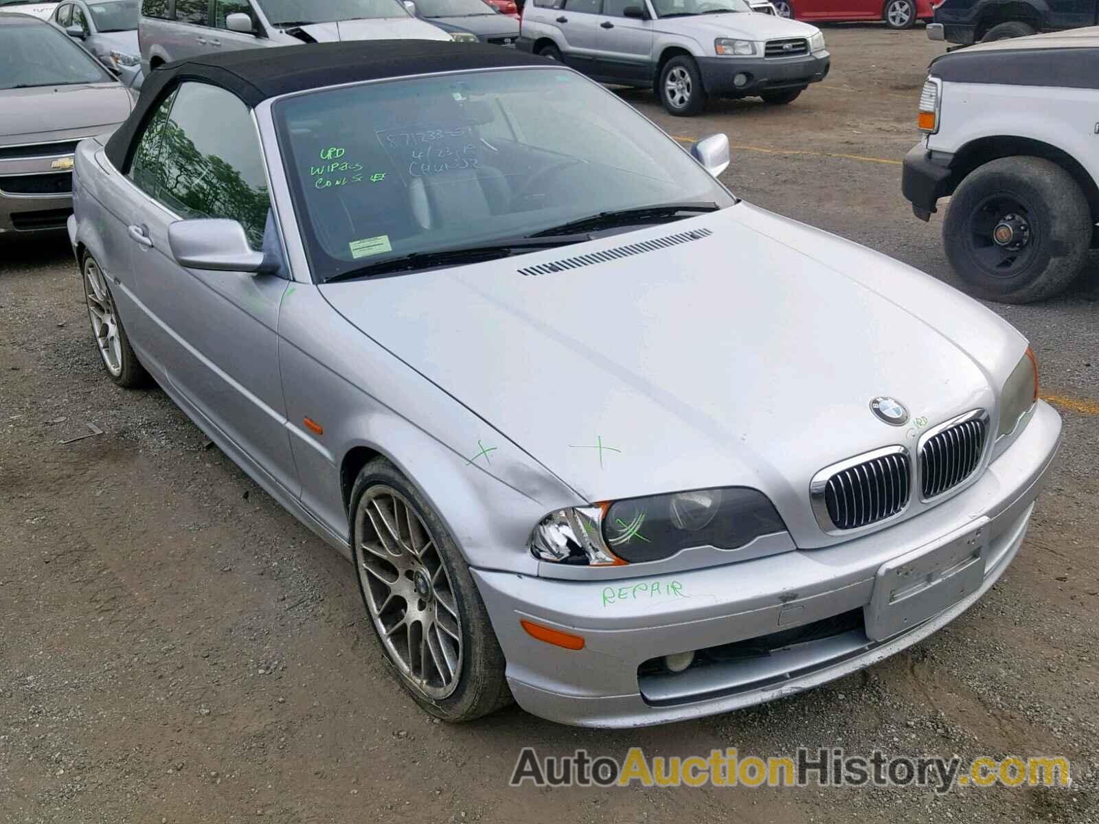 2001 BMW 325 CI, WBABS33411JY52465