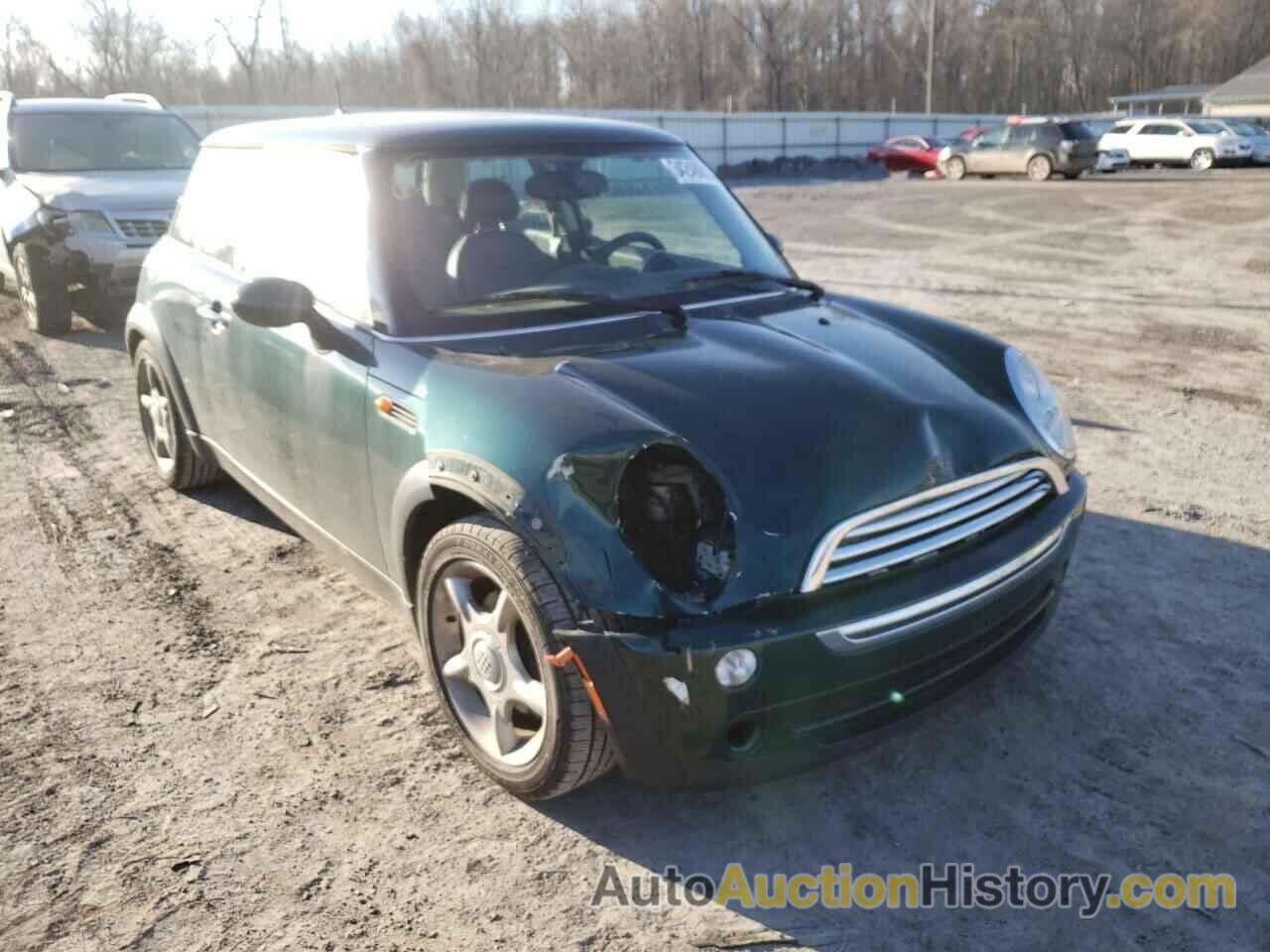 2005 MINI COOPER, WMWRC33565TK61577