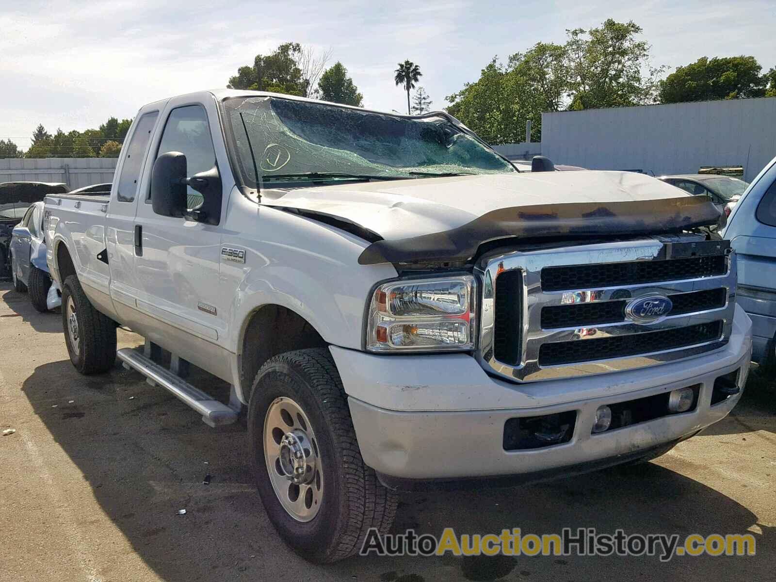 2007 FORD F350 SRW SUPER DUTY, 1FTWX31P87EA33862